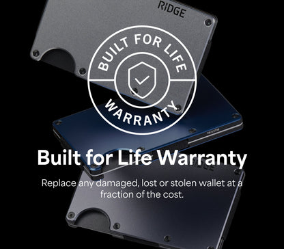 Ridge Wallet - Royal Black