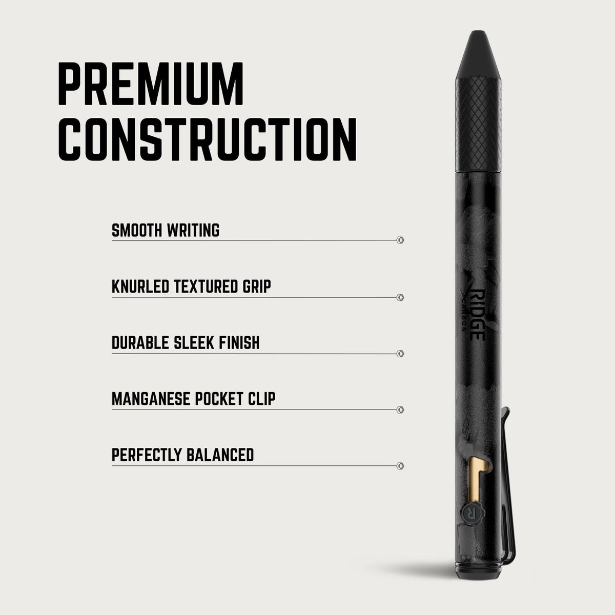Ridge Bolt Action Pen - Matte Olive