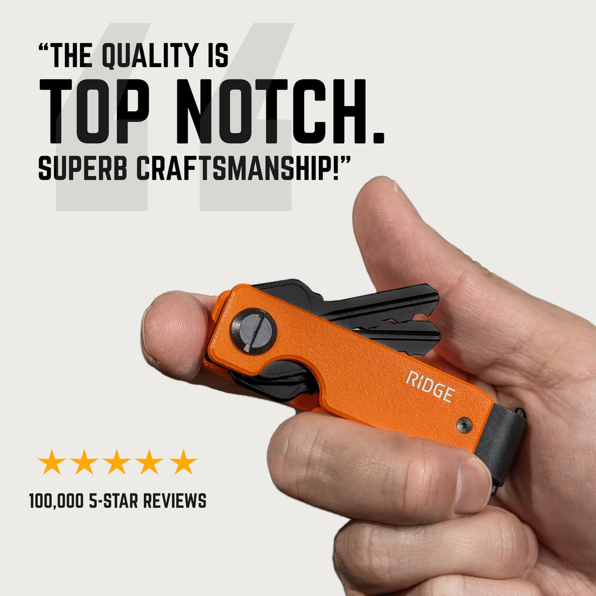 Ridge KeyCase - Hyper Lime