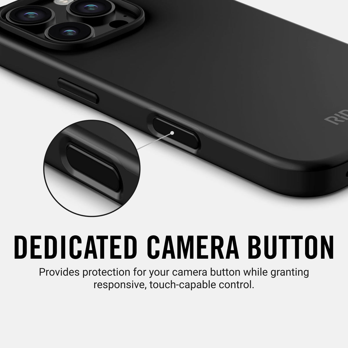 Ridge Phone Case - Matte Black - iPhone 16 Pro Max