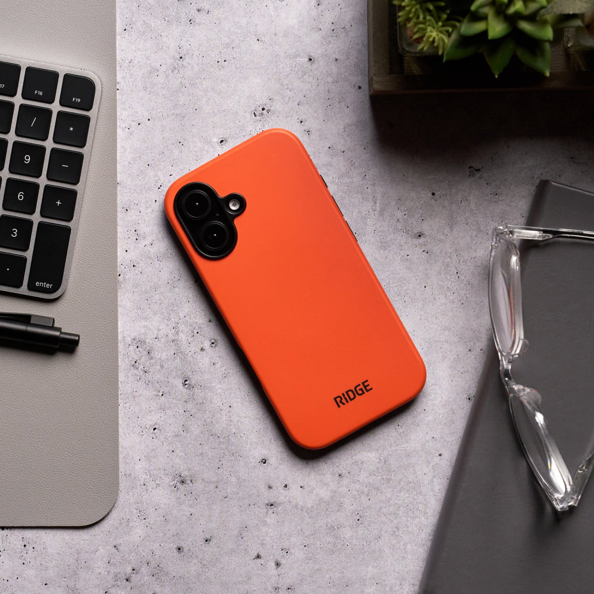 Ridge Phone Case - Basecamp Orange - iPhone 16