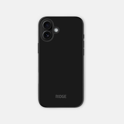 Ridge Phone Case - Matte Black - iPhone 16 Plus