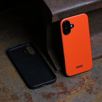 Ridge Phone Case - Basecamp Orange - iPhone 16 Plus